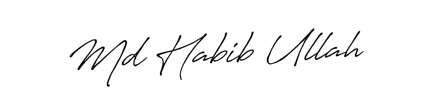 You should practise on your own different ways (Antro_Vectra_Bolder) to write your name (Md Habib Ullah) in signature. don't let someone else do it for you. Md Habib Ullah signature style 7 images and pictures png