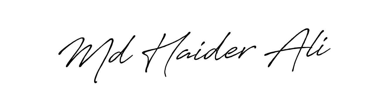 Similarly Antro_Vectra_Bolder is the best handwritten signature design. Signature creator online .You can use it as an online autograph creator for name Md Haider Ali. Md Haider Ali signature style 7 images and pictures png