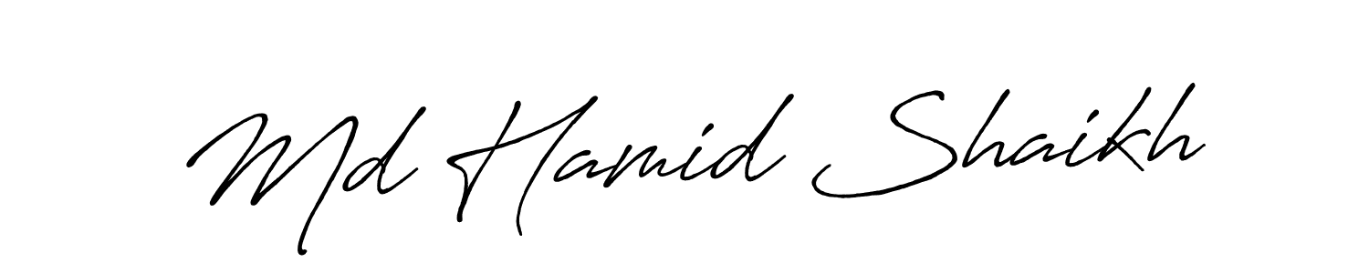 How to Draw Md Hamid Shaikh signature style? Antro_Vectra_Bolder is a latest design signature styles for name Md Hamid Shaikh. Md Hamid Shaikh signature style 7 images and pictures png