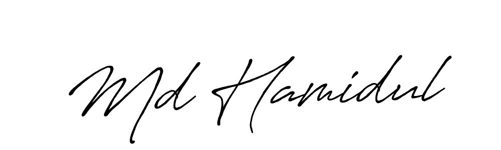 This is the best signature style for the Md Hamidul name. Also you like these signature font (Antro_Vectra_Bolder). Mix name signature. Md Hamidul signature style 7 images and pictures png