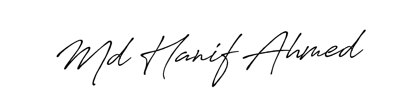 if you are searching for the best signature style for your name Md Hanif Ahmed. so please give up your signature search. here we have designed multiple signature styles  using Antro_Vectra_Bolder. Md Hanif Ahmed signature style 7 images and pictures png