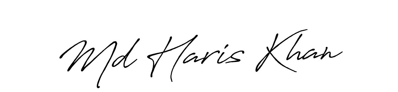 Make a beautiful signature design for name Md Haris Khan. Use this online signature maker to create a handwritten signature for free. Md Haris Khan signature style 7 images and pictures png