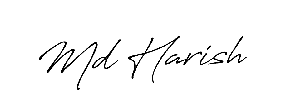 See photos of Md Harish official signature by Spectra . Check more albums & portfolios. Read reviews & check more about Antro_Vectra_Bolder font. Md Harish signature style 7 images and pictures png