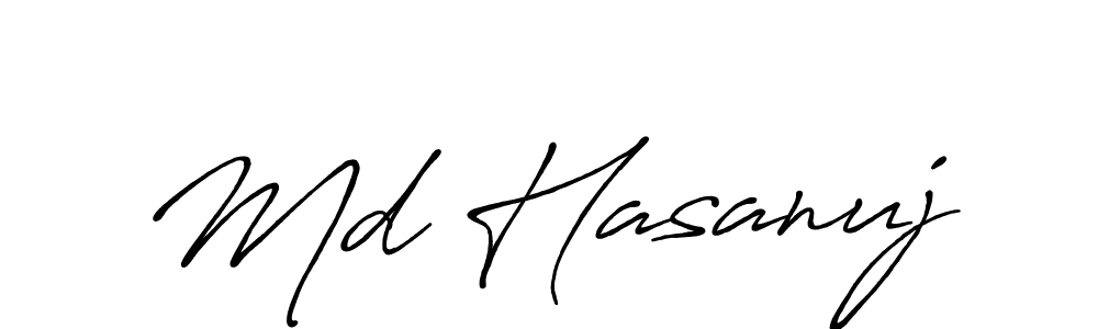 if you are searching for the best signature style for your name Md Hasanuj. so please give up your signature search. here we have designed multiple signature styles  using Antro_Vectra_Bolder. Md Hasanuj signature style 7 images and pictures png