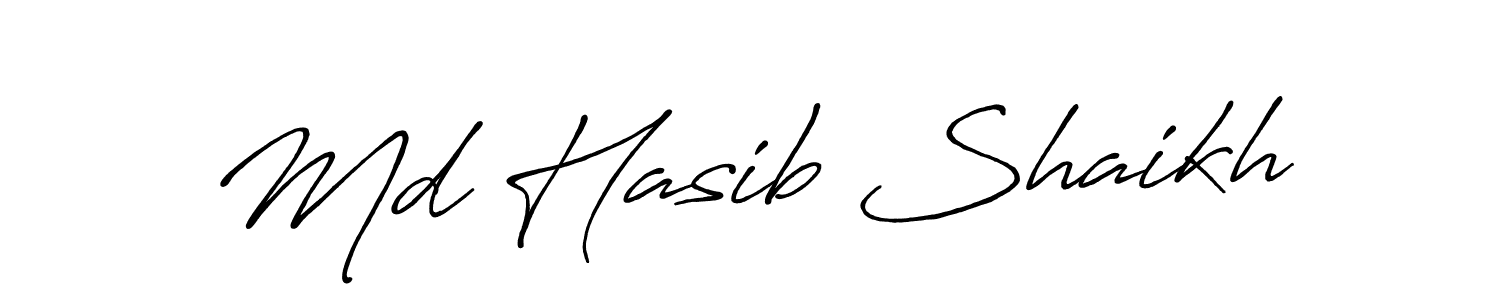 if you are searching for the best signature style for your name Md Hasib Shaikh. so please give up your signature search. here we have designed multiple signature styles  using Antro_Vectra_Bolder. Md Hasib Shaikh signature style 7 images and pictures png