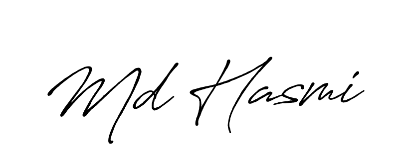 Similarly Antro_Vectra_Bolder is the best handwritten signature design. Signature creator online .You can use it as an online autograph creator for name Md Hasmi. Md Hasmi signature style 7 images and pictures png