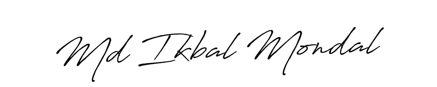 Also You can easily find your signature by using the search form. We will create Md Ikbal Mondal name handwritten signature images for you free of cost using Antro_Vectra_Bolder sign style. Md Ikbal Mondal signature style 7 images and pictures png