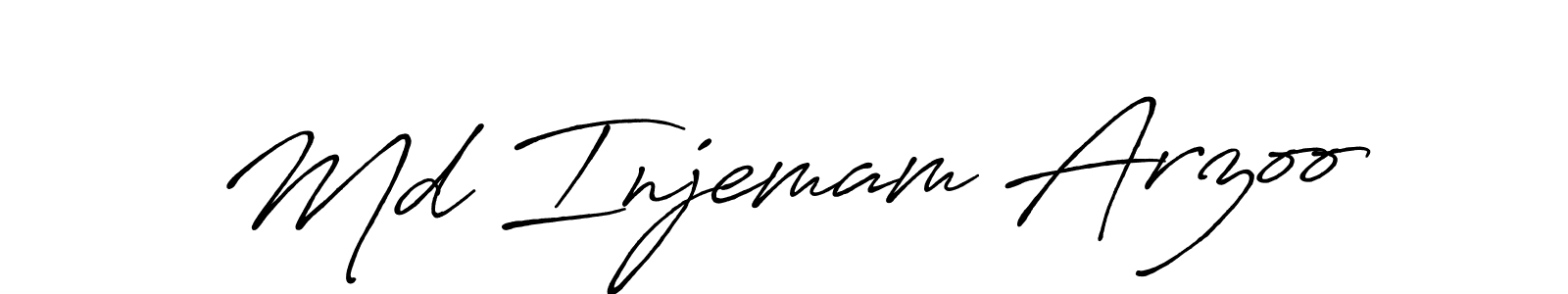 if you are searching for the best signature style for your name Md Injemam Arzoo. so please give up your signature search. here we have designed multiple signature styles  using Antro_Vectra_Bolder. Md Injemam Arzoo signature style 7 images and pictures png