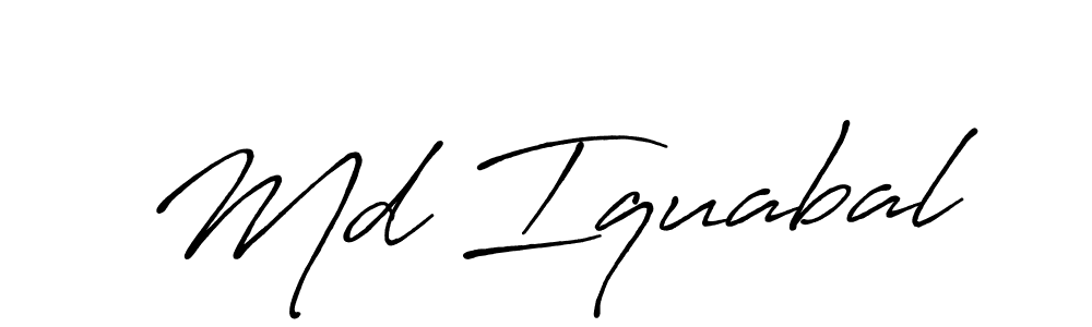 Best and Professional Signature Style for Md Iquabal. Antro_Vectra_Bolder Best Signature Style Collection. Md Iquabal signature style 7 images and pictures png