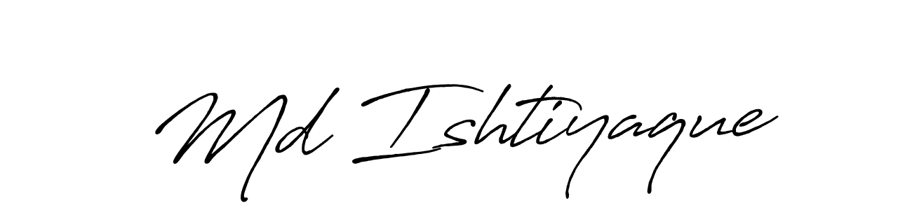 How to make Md Ishtiyaque signature? Antro_Vectra_Bolder is a professional autograph style. Create handwritten signature for Md Ishtiyaque name. Md Ishtiyaque signature style 7 images and pictures png