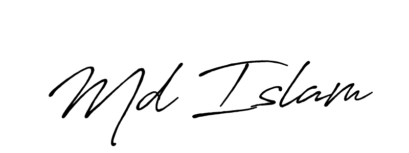 This is the best signature style for the Md Islam name. Also you like these signature font (Antro_Vectra_Bolder). Mix name signature. Md Islam signature style 7 images and pictures png