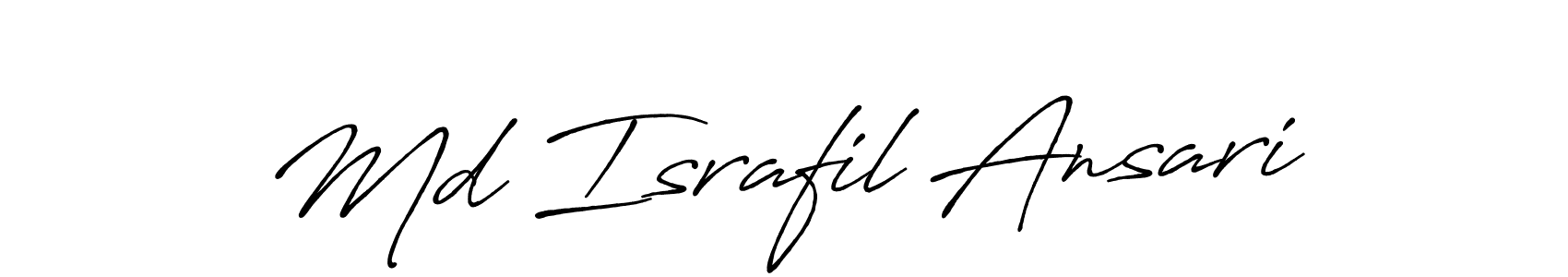 Make a short Md Israfil Ansari signature style. Manage your documents anywhere anytime using Antro_Vectra_Bolder. Create and add eSignatures, submit forms, share and send files easily. Md Israfil Ansari signature style 7 images and pictures png