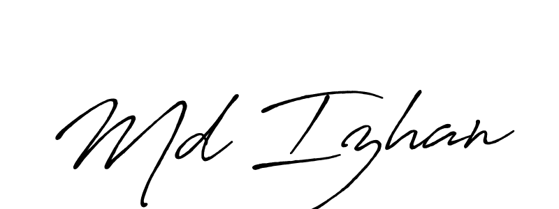 Here are the top 10 professional signature styles for the name Md Izhan. These are the best autograph styles you can use for your name. Md Izhan signature style 7 images and pictures png