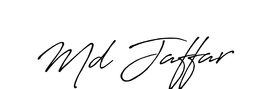 How to make Md Jaffar name signature. Use Antro_Vectra_Bolder style for creating short signs online. This is the latest handwritten sign. Md Jaffar signature style 7 images and pictures png