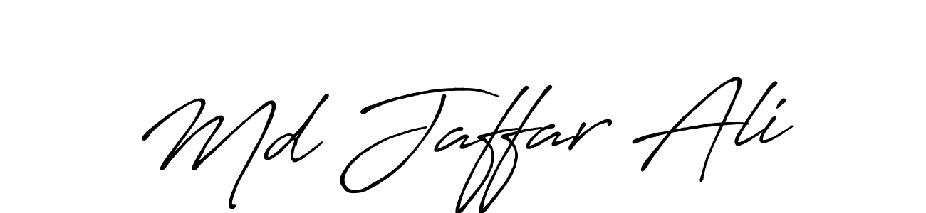 Also we have Md Jaffar Ali name is the best signature style. Create professional handwritten signature collection using Antro_Vectra_Bolder autograph style. Md Jaffar Ali signature style 7 images and pictures png