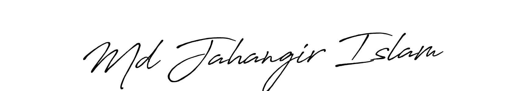 Make a short Md Jahangir Islam signature style. Manage your documents anywhere anytime using Antro_Vectra_Bolder. Create and add eSignatures, submit forms, share and send files easily. Md Jahangir Islam signature style 7 images and pictures png