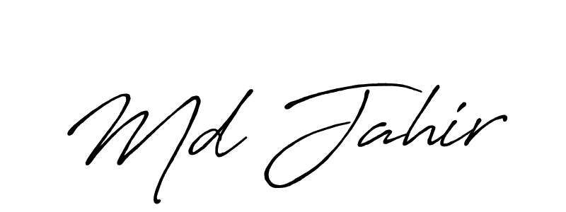 Once you've used our free online signature maker to create your best signature Antro_Vectra_Bolder style, it's time to enjoy all of the benefits that Md Jahir name signing documents. Md Jahir signature style 7 images and pictures png