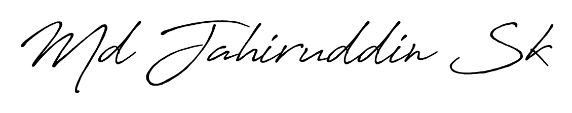 Create your official email sign-off with Md Jahiruddin Sk name in Antro_Vectra_Bolder style. Crisp, clean, and perfectly legible across all screens. Md Jahiruddin Sk signature style 7 images and pictures png