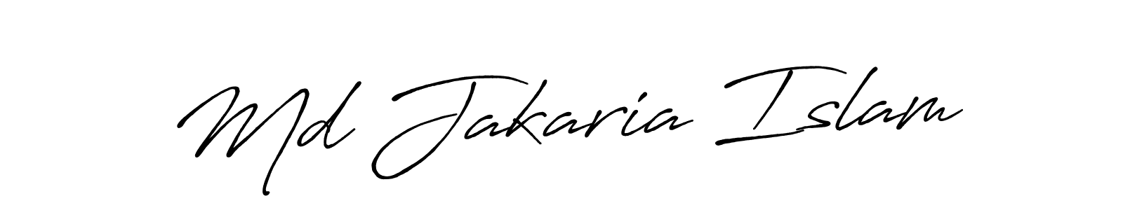 Make a short Md Jakaria Islam signature style. Manage your documents anywhere anytime using Antro_Vectra_Bolder. Create and add eSignatures, submit forms, share and send files easily. Md Jakaria Islam signature style 7 images and pictures png