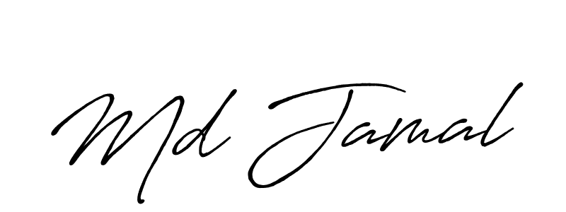 Create a beautiful signature design for name Md Jamal. With this signature (Antro_Vectra_Bolder) fonts, you can make a handwritten signature for free. Md Jamal signature style 7 images and pictures png