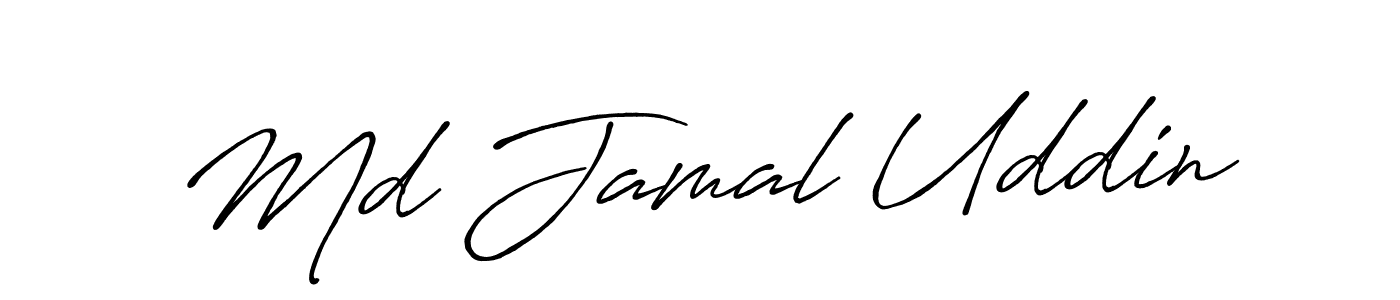 Also we have Md Jamal Uddin name is the best signature style. Create professional handwritten signature collection using Antro_Vectra_Bolder autograph style. Md Jamal Uddin signature style 7 images and pictures png