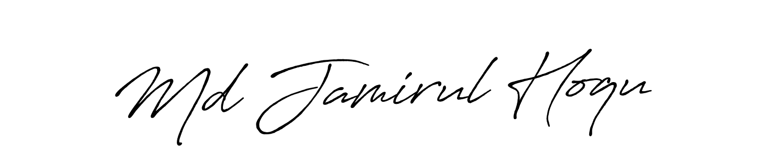 It looks lik you need a new signature style for name Md Jamirul Hoqu. Design unique handwritten (Antro_Vectra_Bolder) signature with our free signature maker in just a few clicks. Md Jamirul Hoqu signature style 7 images and pictures png