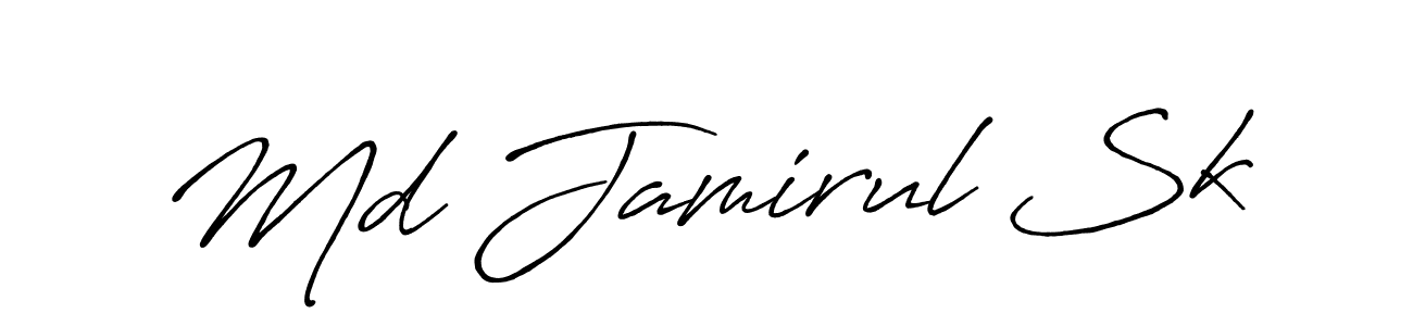 This is the best signature style for the Md Jamirul Sk name. Also you like these signature font (Antro_Vectra_Bolder). Mix name signature. Md Jamirul Sk signature style 7 images and pictures png