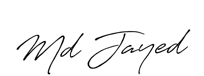 The best way (Antro_Vectra_Bolder) to make a short signature is to pick only two or three words in your name. The name Md Jayed include a total of six letters. For converting this name. Md Jayed signature style 7 images and pictures png