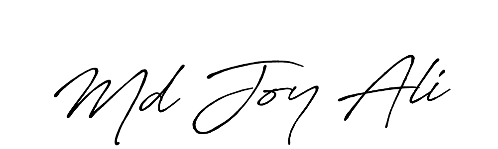 Also we have Md Joy Ali name is the best signature style. Create professional handwritten signature collection using Antro_Vectra_Bolder autograph style. Md Joy Ali signature style 7 images and pictures png