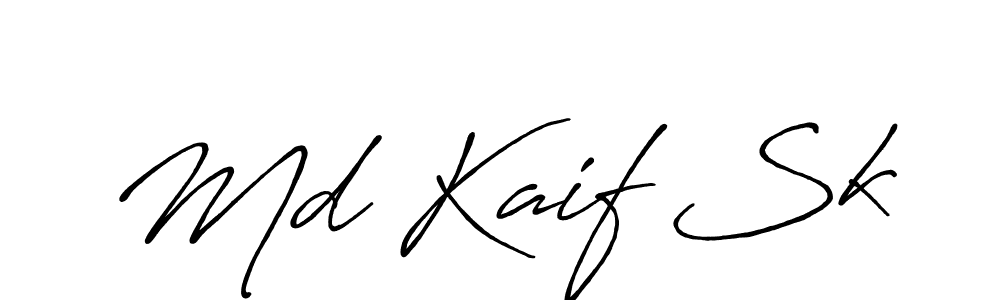 if you are searching for the best signature style for your name Md Kaif Sk. so please give up your signature search. here we have designed multiple signature styles  using Antro_Vectra_Bolder. Md Kaif Sk signature style 7 images and pictures png