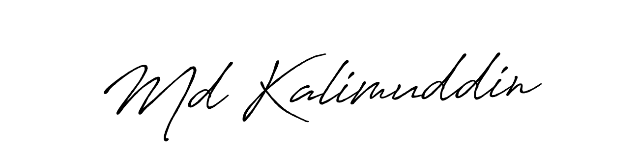 Also we have Md Kalimuddin name is the best signature style. Create professional handwritten signature collection using Antro_Vectra_Bolder autograph style. Md Kalimuddin signature style 7 images and pictures png