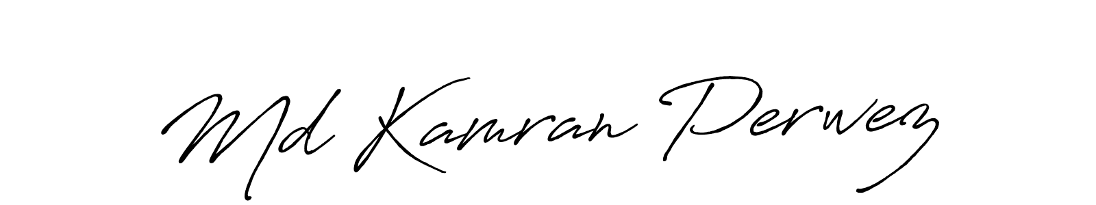 Make a short Md Kamran Perwez signature style. Manage your documents anywhere anytime using Antro_Vectra_Bolder. Create and add eSignatures, submit forms, share and send files easily. Md Kamran Perwez signature style 7 images and pictures png