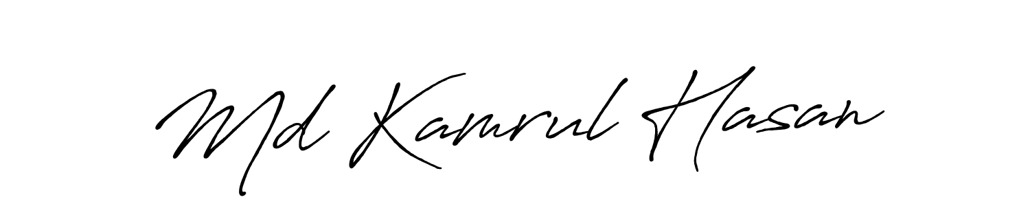It looks lik you need a new signature style for name Md Kamrul Hasan. Design unique handwritten (Antro_Vectra_Bolder) signature with our free signature maker in just a few clicks. Md Kamrul Hasan signature style 7 images and pictures png