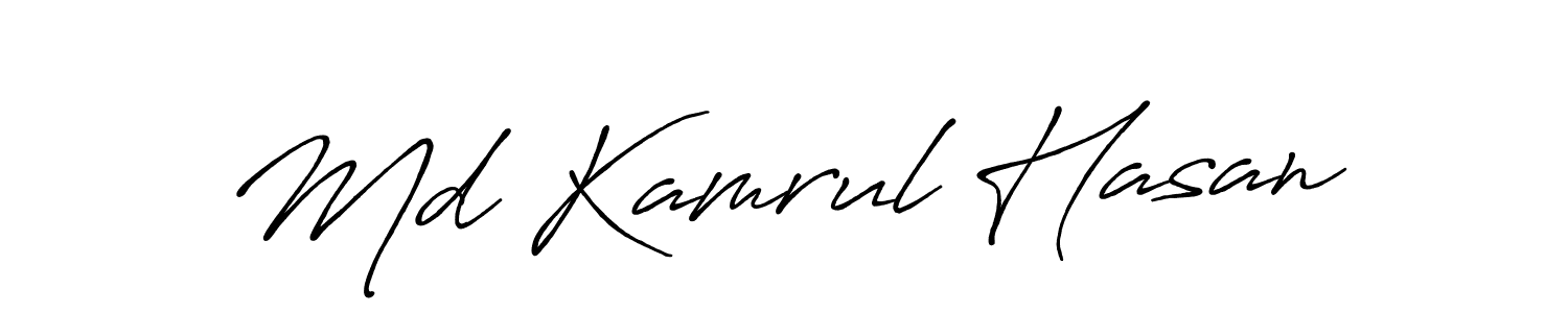 Also we have Md Kamrul Hasan name is the best signature style. Create professional handwritten signature collection using Antro_Vectra_Bolder autograph style. Md Kamrul Hasan signature style 7 images and pictures png