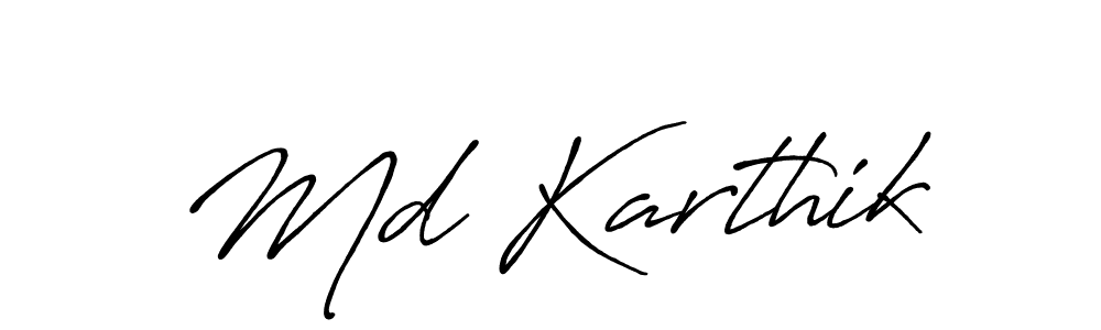 Best and Professional Signature Style for Md Karthik. Antro_Vectra_Bolder Best Signature Style Collection. Md Karthik signature style 7 images and pictures png