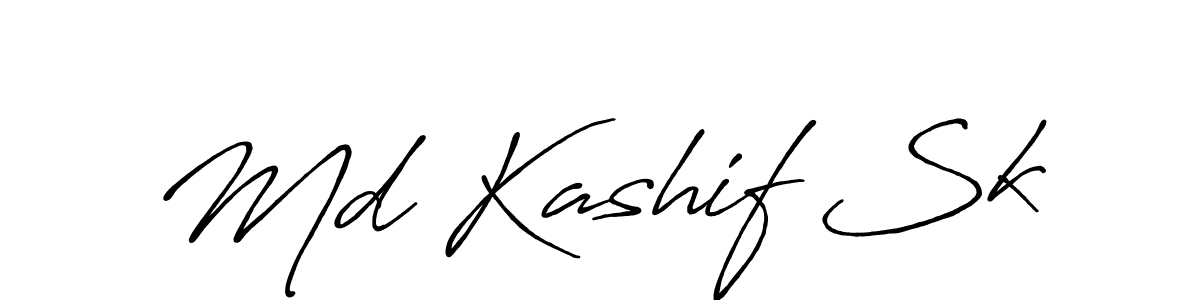 if you are searching for the best signature style for your name Md Kashif Sk. so please give up your signature search. here we have designed multiple signature styles  using Antro_Vectra_Bolder. Md Kashif Sk signature style 7 images and pictures png