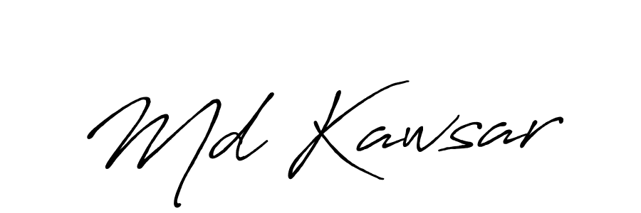 Also You can easily find your signature by using the search form. We will create Md Kawsar name handwritten signature images for you free of cost using Antro_Vectra_Bolder sign style. Md Kawsar signature style 7 images and pictures png