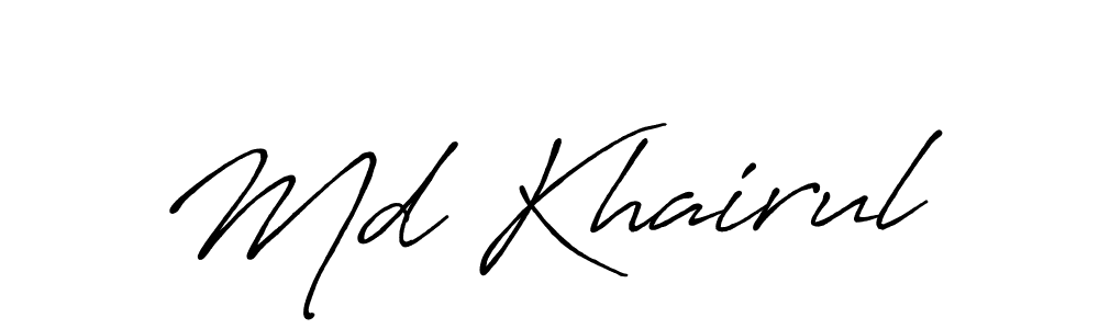 Once you've used our free online signature maker to create your best signature Antro_Vectra_Bolder style, it's time to enjoy all of the benefits that Md Khairul name signing documents. Md Khairul signature style 7 images and pictures png