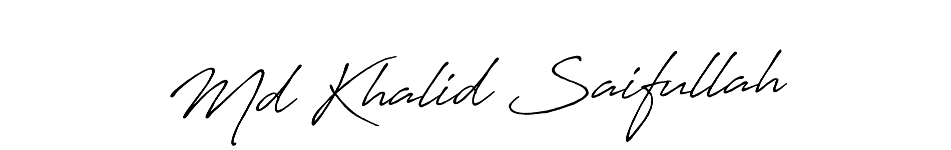 Once you've used our free online signature maker to create your best signature Antro_Vectra_Bolder style, it's time to enjoy all of the benefits that Md Khalid Saifullah name signing documents. Md Khalid Saifullah signature style 7 images and pictures png