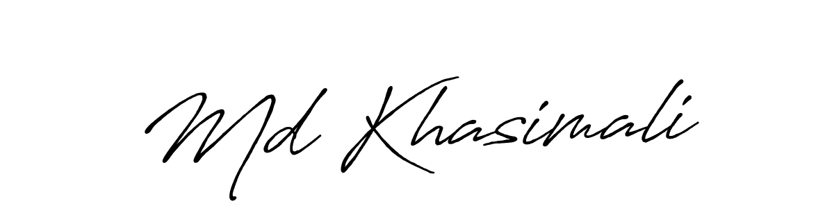 This is the best signature style for the Md Khasimali name. Also you like these signature font (Antro_Vectra_Bolder). Mix name signature. Md Khasimali signature style 7 images and pictures png