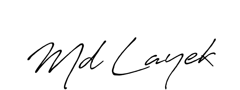 It looks lik you need a new signature style for name Md Layek. Design unique handwritten (Antro_Vectra_Bolder) signature with our free signature maker in just a few clicks. Md Layek signature style 7 images and pictures png