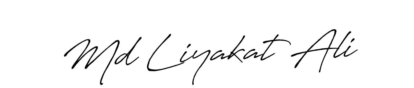 Similarly Antro_Vectra_Bolder is the best handwritten signature design. Signature creator online .You can use it as an online autograph creator for name Md Liyakat Ali. Md Liyakat Ali signature style 7 images and pictures png