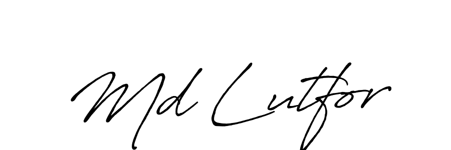 How to Draw Md Lutfor signature style? Antro_Vectra_Bolder is a latest design signature styles for name Md Lutfor. Md Lutfor signature style 7 images and pictures png