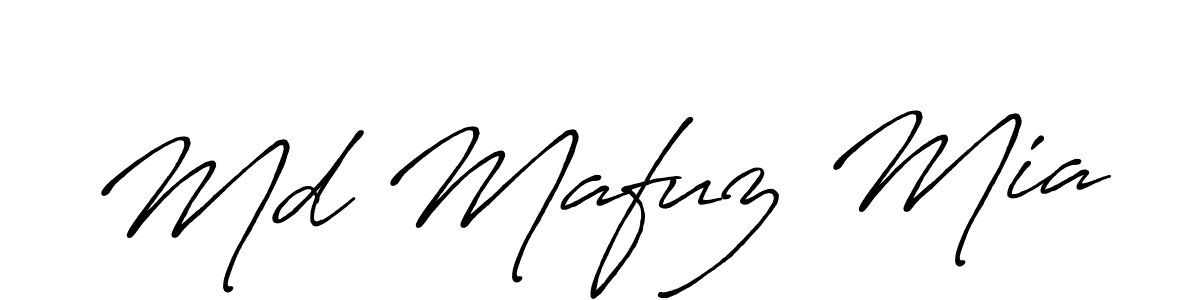 Make a beautiful signature design for name Md Mafuz Mia. With this signature (Antro_Vectra_Bolder) style, you can create a handwritten signature for free. Md Mafuz Mia signature style 7 images and pictures png