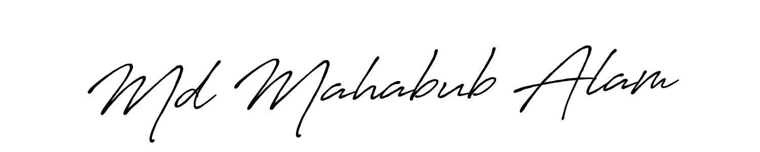 You should practise on your own different ways (Antro_Vectra_Bolder) to write your name (Md Mahabub Alam) in signature. don't let someone else do it for you. Md Mahabub Alam signature style 7 images and pictures png