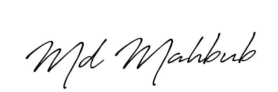 Make a short Md Mahbub signature style. Manage your documents anywhere anytime using Antro_Vectra_Bolder. Create and add eSignatures, submit forms, share and send files easily. Md Mahbub signature style 7 images and pictures png