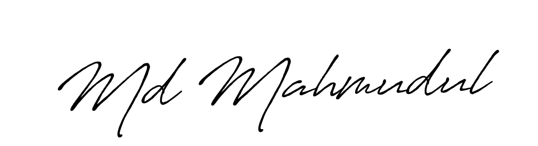 Make a short Md Mahmudul signature style. Manage your documents anywhere anytime using Antro_Vectra_Bolder. Create and add eSignatures, submit forms, share and send files easily. Md Mahmudul signature style 7 images and pictures png