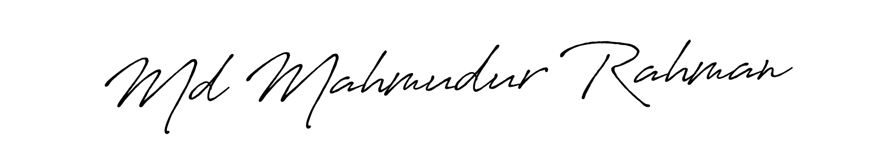 Make a short Md Mahmudur Rahman signature style. Manage your documents anywhere anytime using Antro_Vectra_Bolder. Create and add eSignatures, submit forms, share and send files easily. Md Mahmudur Rahman signature style 7 images and pictures png