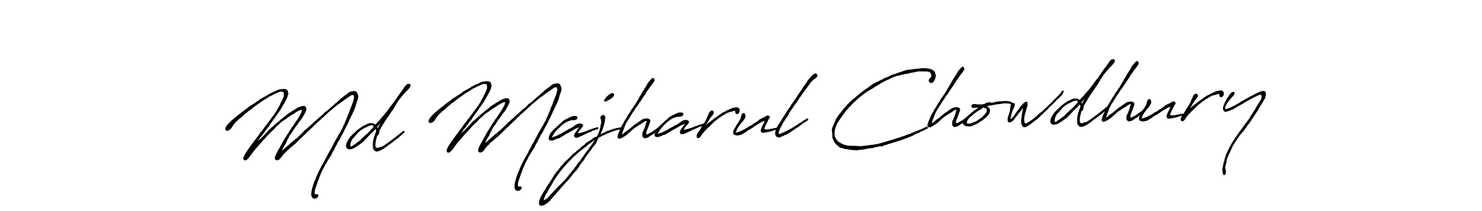 Also we have Md Majharul Chowdhury name is the best signature style. Create professional handwritten signature collection using Antro_Vectra_Bolder autograph style. Md Majharul Chowdhury signature style 7 images and pictures png