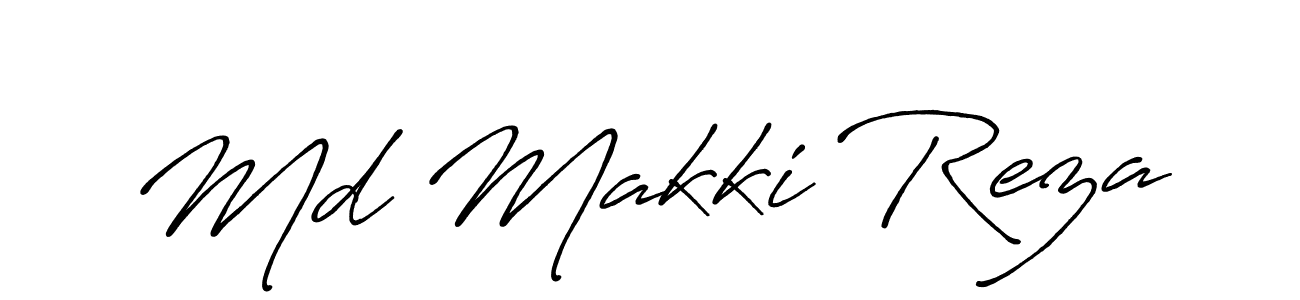 Use a signature maker to create a handwritten signature online. With this signature software, you can design (Antro_Vectra_Bolder) your own signature for name Md Makki Reza. Md Makki Reza signature style 7 images and pictures png